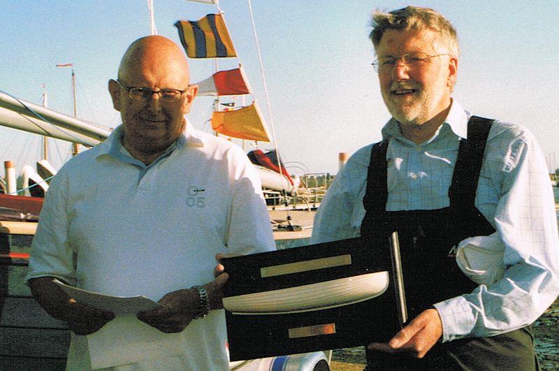 John Mullins at the Brightlingsea One Design class' 80th Birthday celebrations photo copyright Mullins family taken at Colne Yacht Club and featuring the Brightlingsea One Design class