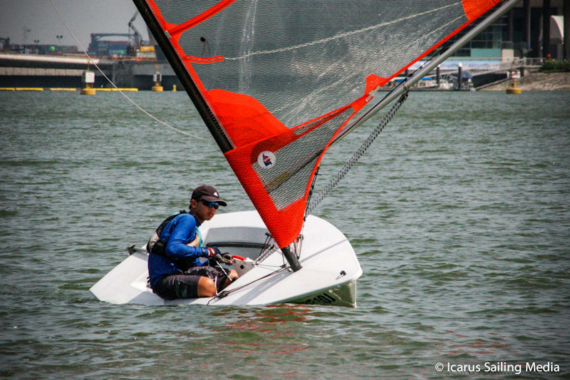 Singapore Youth Olympic Festival 2013 day 1 photo copyright Icarus Sailing Media taken at  and featuring the Byte class