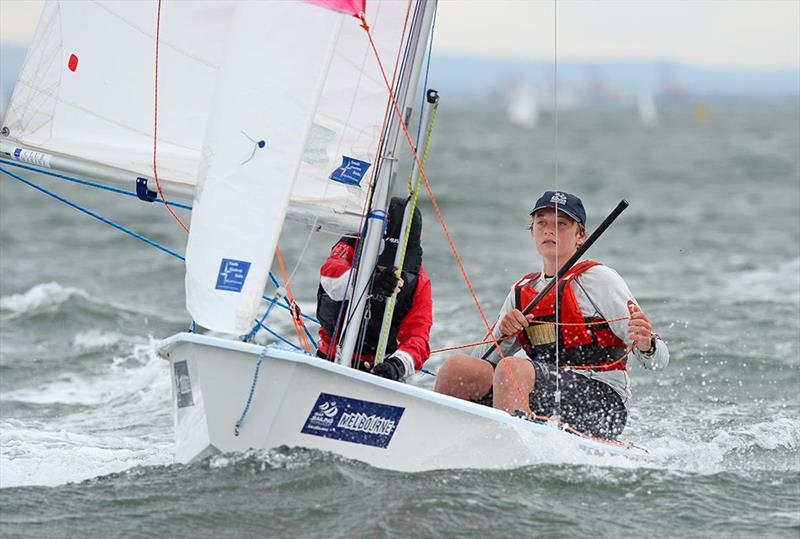 Billy Goodfellow & James Bushell Cadet sailing in the Sail Melbourne Invited Classes - photo © Sport the library