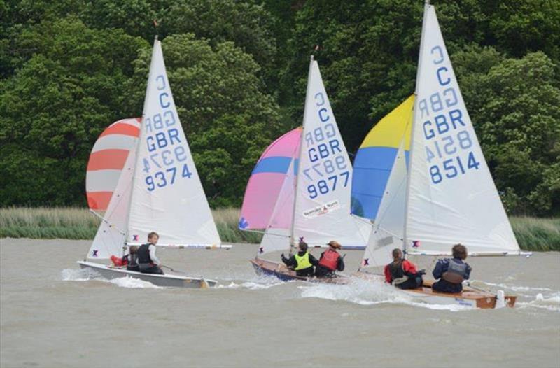 The 2014 Waldringfield Cadet Open will be held on 28-29 June photo copyright Juliet Dearlove taken at Waldringfield Sailing Club and featuring the Cadet class