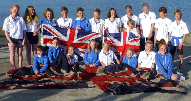 Cadet Class Worlds Opening Ceremony photo copyright Paul Hague taken at Weymouth & Portland Sailing Academy and featuring the Cadet class