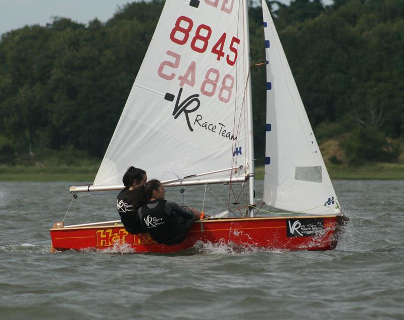 Anglia Factors Cadet Open Meeting at Waldringfield 2015 photo copyright Juliet Dearlove & Alexis Smith taken at Waldringfield Sailing Club and featuring the Cadet class