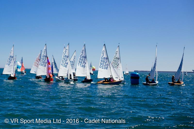 Zhik Cadet Nationals at the WPNSA day 1 photo copyright VR Sport Media taken at Weymouth & Portland Sailing Academy and featuring the Cadet class