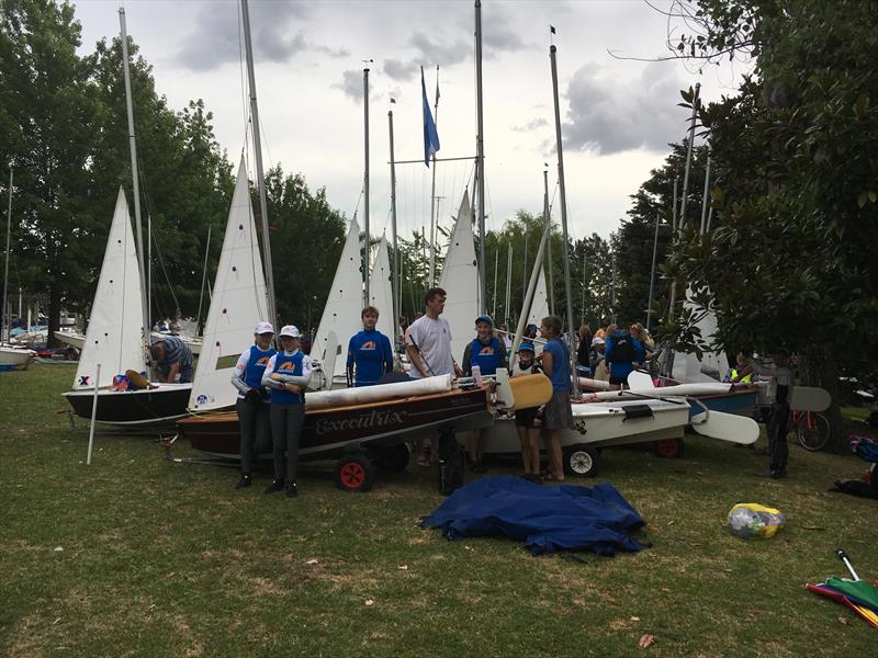 The Neilson GBR Cadet World Team arrive in Buenos Aires photo copyright Ian Harris taken at Club Nautico Albatros and featuring the Cadet class