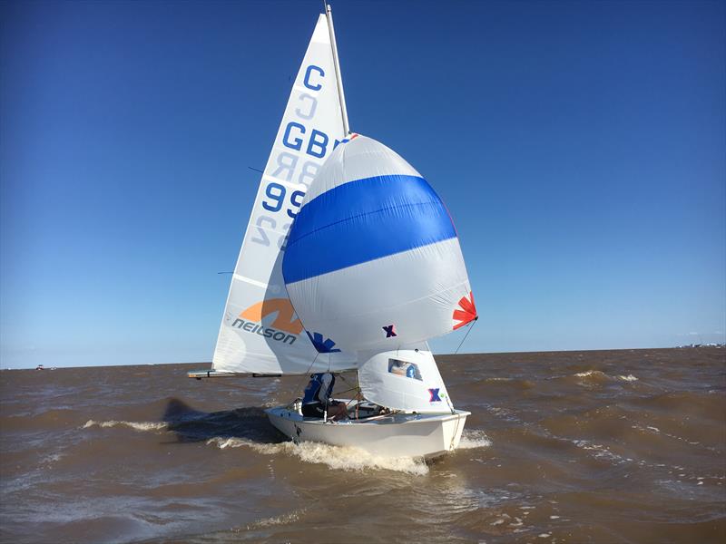 Neilson GBR Cadet World Team on day 1 of the Cadet Worlds in Buenos Aires photo copyright Ian Harris taken at Club Nautico Albatros and featuring the Cadet class