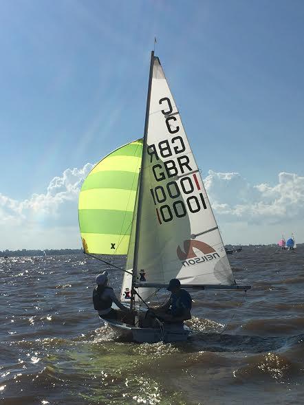 Neilson GBR Cadet World Team on day 2 of the Cadet Worlds in Buenos Aires photo copyright Ian Harris taken at Club Nautico Albatros and featuring the Cadet class