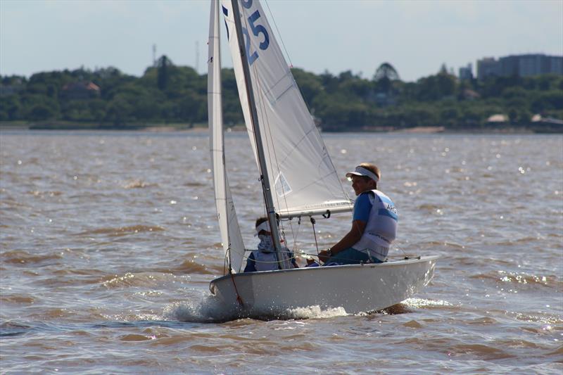 Neilson GBR Cadet World Team on day 3 of the Cadet Worlds in Buenos Aires photo copyright Gary Ferguson taken at Club Nautico Albatros and featuring the Cadet class