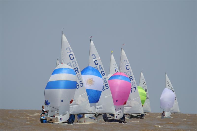 Jamie Harris and Antonia Wilkinson win 50th Cadet Worlds in Buenos Aires photo copyright Ian Harris taken at Club Nautico Albatros and featuring the Cadet class
