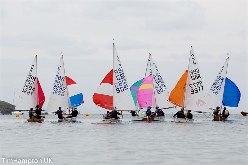 Drifting out to the start during the 2017 Cadet Nationals photo copyright Tim Hampton.UK taken at South Caernarvonshire Yacht Club and featuring the Cadet class