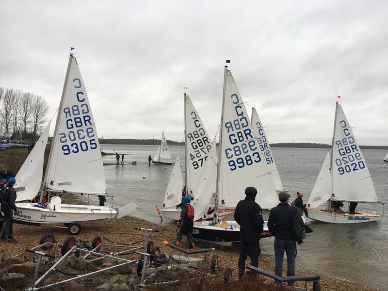 Cadet class Winter Training photo copyright Sarah Northey taken at Grafham Water Sailing Club and featuring the Cadet class