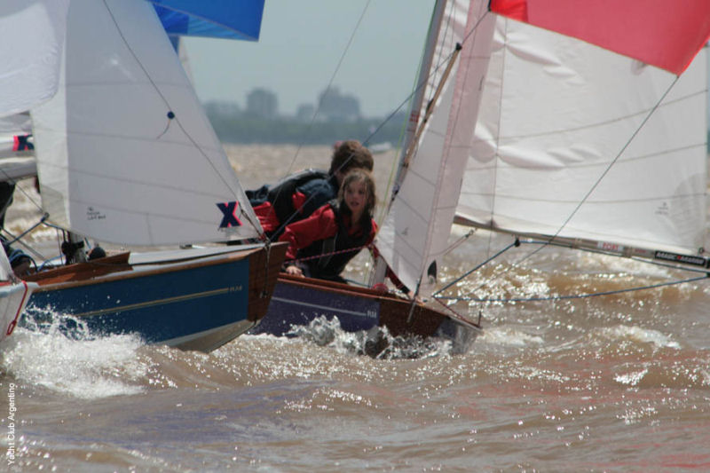 Cadet worlds day 2 photo copyright Yacht Club Argentino taken at  and featuring the Cadet class