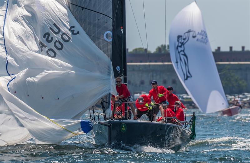 Harald Bruning and his team on the C&C30 Topas win the 63rd New York Yacht Club Annual Regatta photo copyright Rolex / Daniel Forster taken at New York Yacht Club and featuring the C&C 30 class