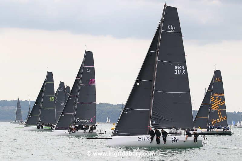 Cowes Week 2021 day 4 photo copyright Ingrid Abery / www.ingridabery.com taken at Cowes Combined Clubs and featuring the Cape 31 class