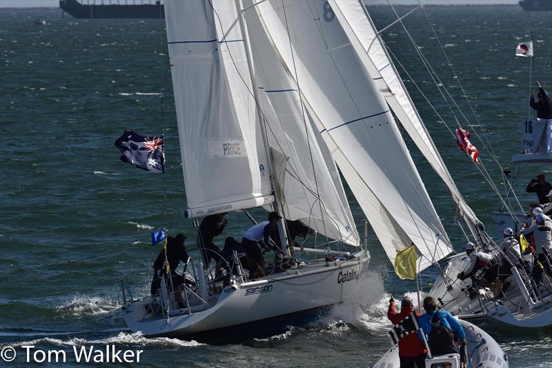 Congressional Cup Day 3, Long Beach Yacht Club, April 20, 2018 - photo © Tom Walker