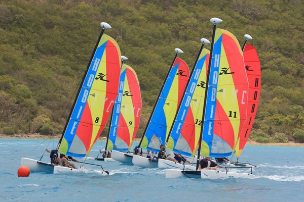 Action from the BVI Sailing Festival