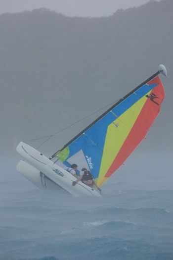 Action from the BVI Sailing Festival