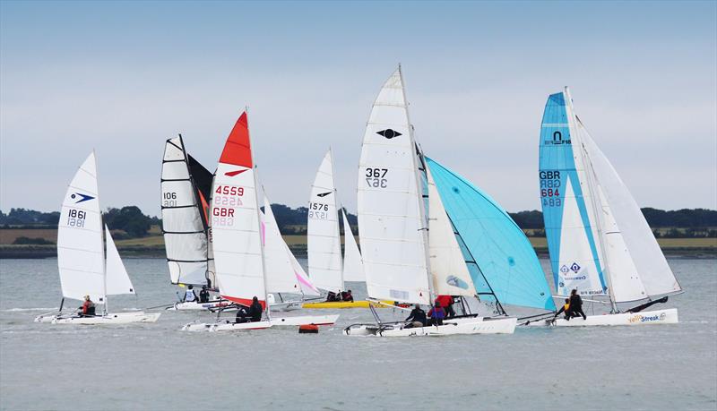 Zhik East Coast Piers Race 2016 photo copyright Chris Kirby taken at Marconi Sailing Club and featuring the Catamaran class