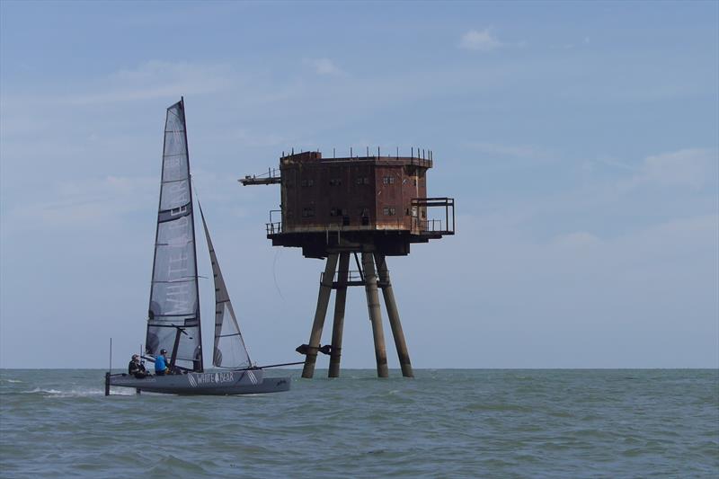 21st Forts Race at Whitstable photo copyright Andy Clarke taken at  and featuring the Catamaran class