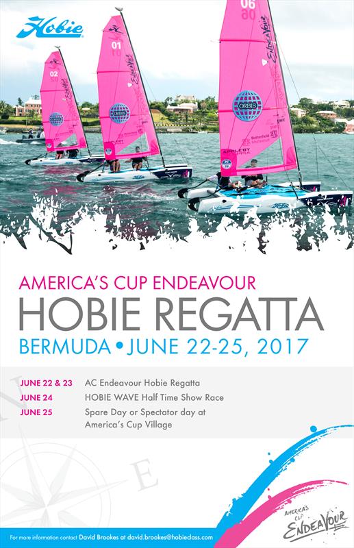 The America's Cup Endeavour Junior Hobie Wave Regatta photo copyright Hobie taken at  and featuring the Catamaran class