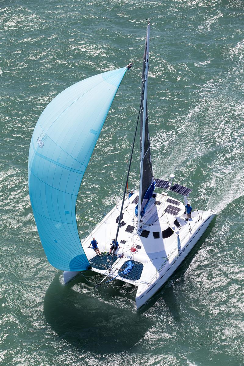 The Boat won the Multihull division and leads the series on day 2 at SeaLink Magnetic Island Race Week photo copyright Andrea Francolini taken at Townsville Yacht Club and featuring the Catamaran class