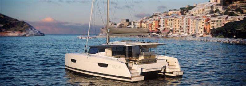 Fountaine Pajot 42 sailing catamaran photo copyright Multihull Solutions taken at  and featuring the Catamaran class