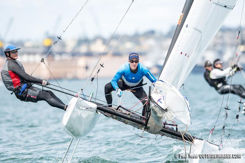 2018 Helly Hansen NOOD Regatta - Day 3 photo copyright Paul Todd / www.outsideimages.com taken at Coronado Yacht Club and featuring the Catamaran class
