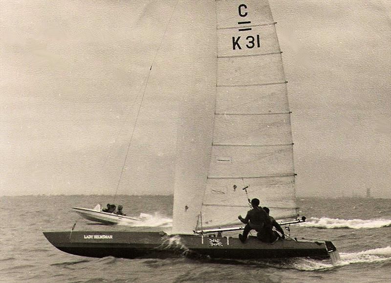 The Little America's Cup was raced in C Class Cats, which are a big step up from the more popular B Class (everything from the Shearwater to the Tornado) plus of course it would be a ‘Match Race'! photo copyright Austin Farrar Collection / David Chivers taken at  and featuring the C Class Cat class