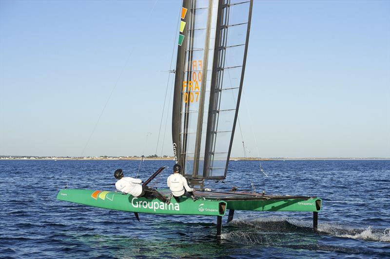 Groupama C training in Lorient photo copyright Groupama Sailing Team taken at  and featuring the C Class Cat class