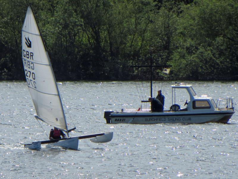 Burghfield Challenger regatta photo copyright Richard Johnson taken at Burghfield Sailing Club and featuring the Challenger class