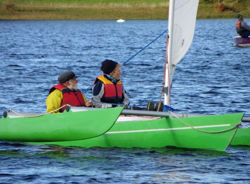 Arthur and Rose during the Challenger English Championship at Ogston photo copyright Richard Johnson taken at Ogston Sailing Club and featuring the Challenger class