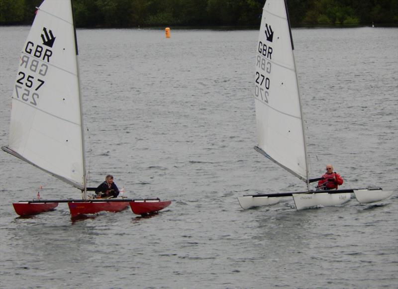 Challenger Regatta at Burghfield 2015 photo copyright Richard Johnson taken at Burghfield Sailing Club and featuring the Challenger class