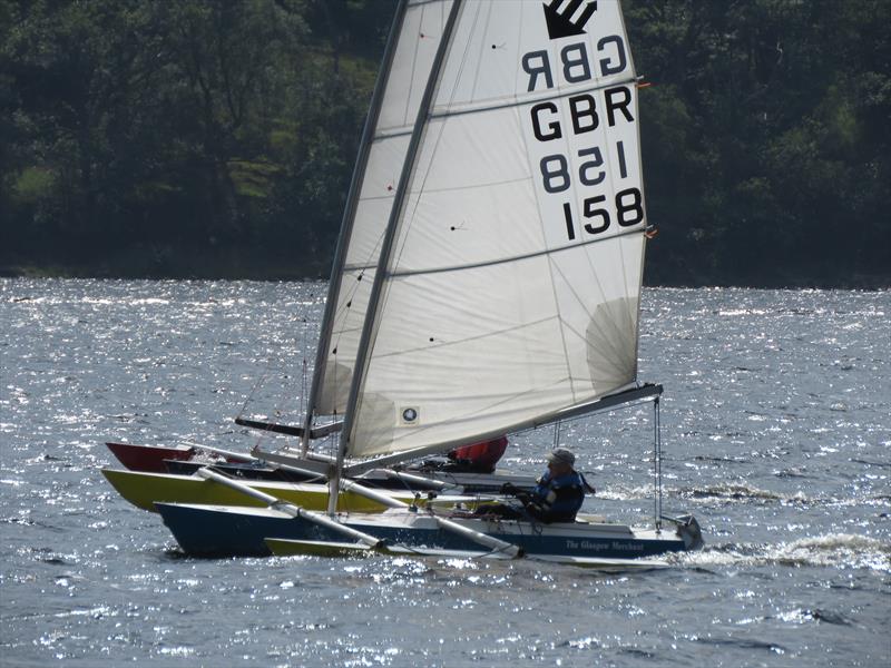 Close racing during the Sailability Scotland SCIO T4 Regatta at Loch Earn photo copyright Dianne Donaldson taken at Loch Earn Sailing Club and featuring the Challenger class
