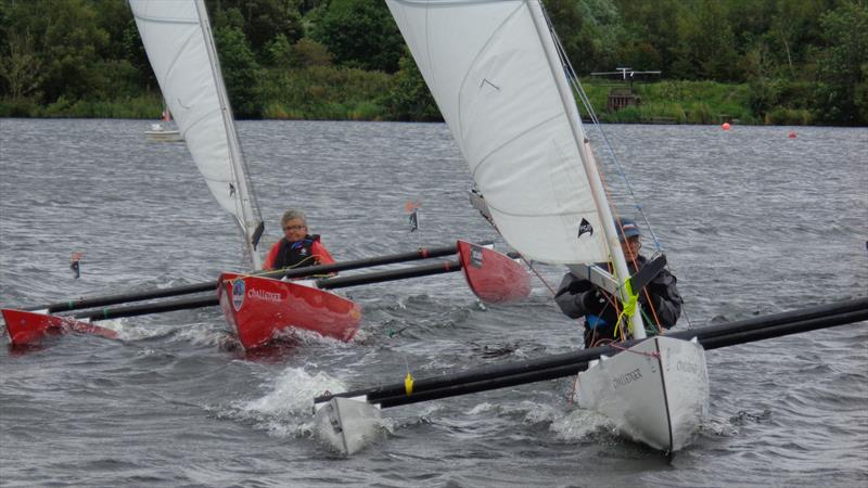 WISH SC Open Challenger Event photo copyright Marion Edwards taken at Wigan and St Helens Sailing Club and featuring the Challenger class