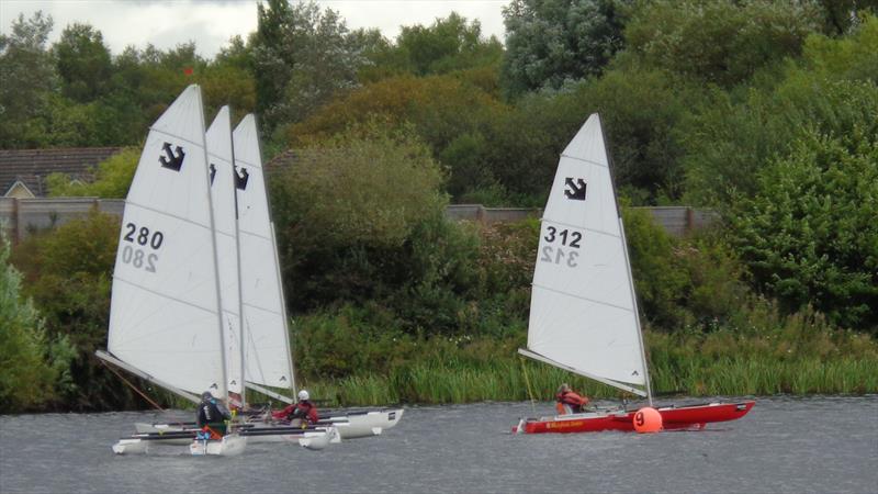 WISH SC Open Challenger Event photo copyright Marion Edwards taken at Wigan and St Helens Sailing Club and featuring the Challenger class