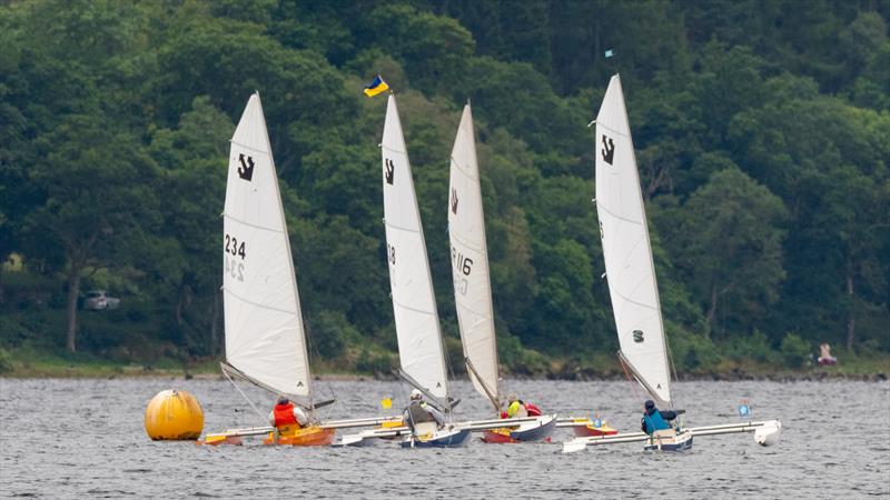 Sailability Scotland's Challenger Travellers at Loch Earn photo copyright Stephen Phillips taken at Loch Earn Sailing Club and featuring the Challenger class