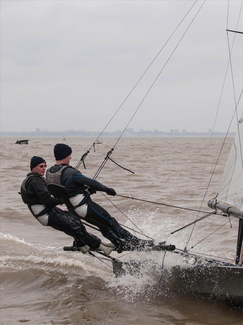 Cherubs at the Sheppey Asymmetric Open photo copyright Chas Bedford taken at Isle of Sheppey Sailing Club and featuring the Cherub class