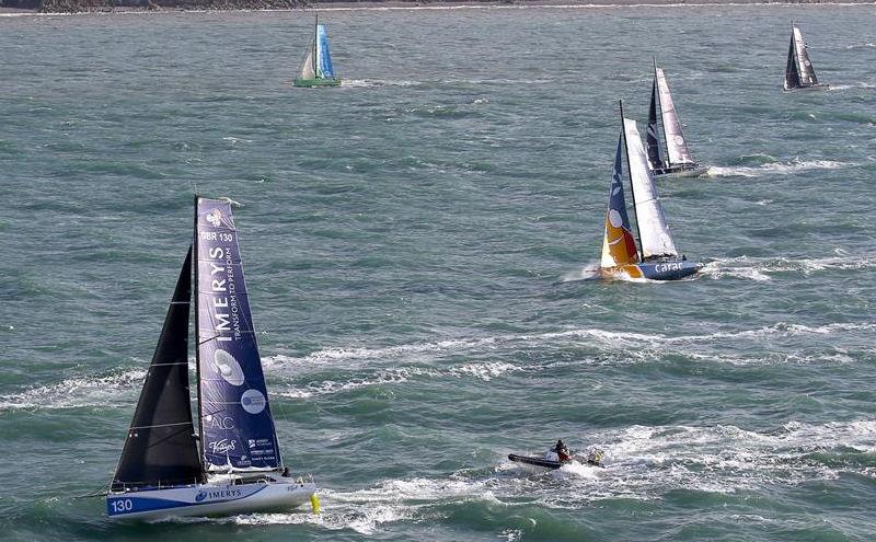 Transat Jacques Vabre 2017 start in Le Havre photo copyright Jean-Marie Liot / ALeA / TJV17 taken at  and featuring the Class 40 class