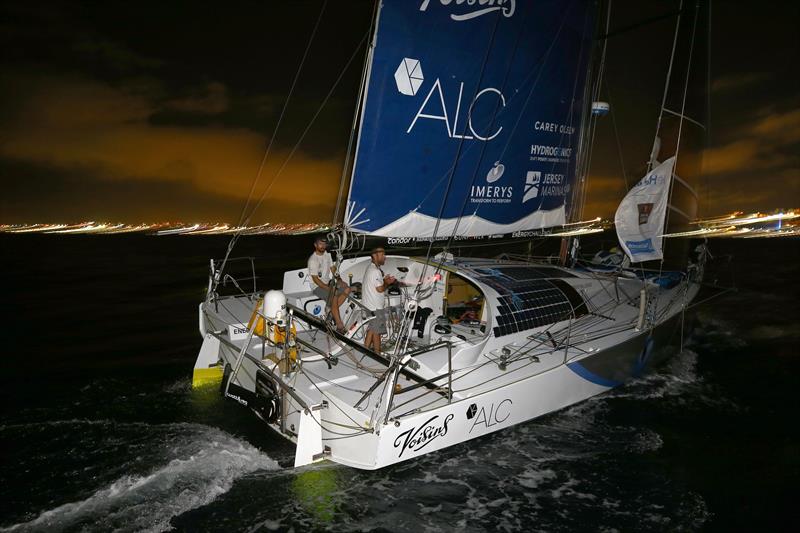 Phil Sharp and Pablo Santurde on Imerys Clean Energy finish 3rd in the Class 40s in the Transat Jacques Vabre 2017 - photo © Jean-Marie Liot / ALeA / TJV