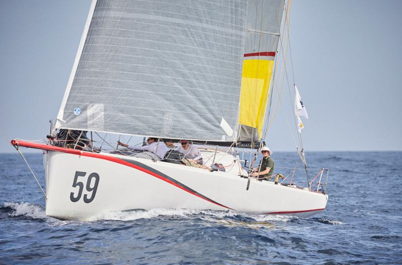 Mathias Mueller von Blumencron's German Class40 Red has a lead on Class40 MarieJo in the 4th RORC Transatlantic Race photo copyright RORC / James Mitchell taken at  and featuring the Class 40 class