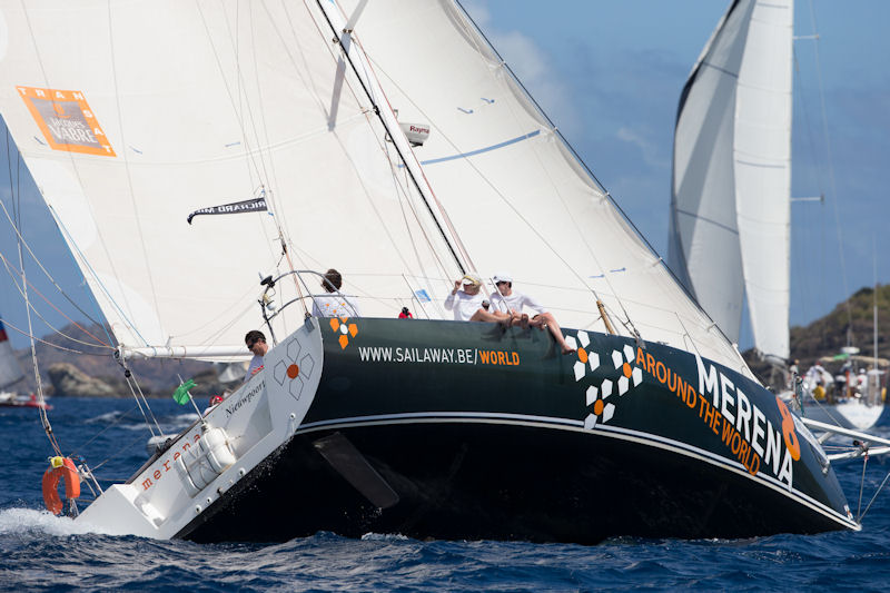 Class 40 Merena on day 4 of Les Voiles de Saint Barth photo copyright Christophe Jouany / Les Voiles de Saint-Barth taken at Saint Barth Yacht Club and featuring the Class 40 class