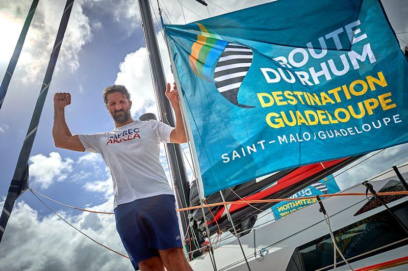 Yoann Richomme wins the Class 40 division in the Route du Rhum-Destination Guadeloupe photo copyright Pilpre Arnaud / RDR taken at  and featuring the Class 40 class