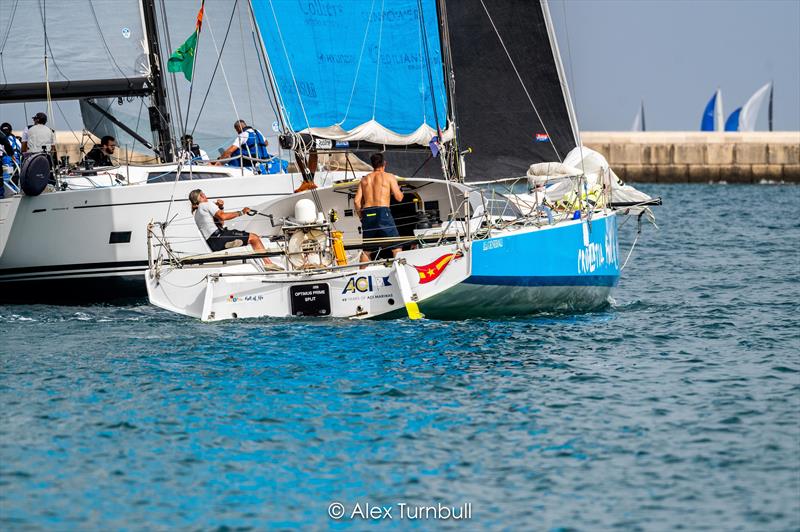 Croatian Mach 2 ACI 40, owned and skippered by Ivica Kostelic during the 44th Rolex Middle Sea Race photo copyright Alex Turnbull taken at Royal Malta Yacht Club and featuring the Class 40 class