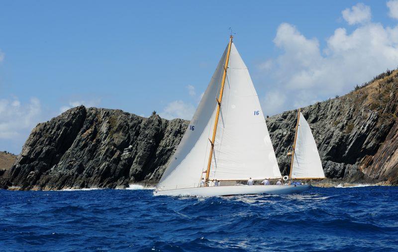 The Nanny Cay Cup Round Tortola Race opens the BVI Spring Regatta photo copyright Todd vanSickle / BVI Spring Regatta taken at Royal BVI Yacht Club and featuring the Classic Yachts class