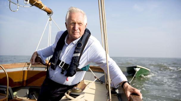 David Dimbleby on board his boat 'Rocket' for the BBC One series 'Britain and the Sea' - photo © BBC Media Centre