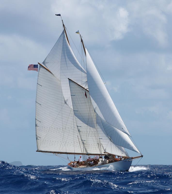 Adventuress set for the Panerai Transat Classique 2015 photo copyright Tim Wright / www.photoaction.com taken at  and featuring the Classic Yachts class