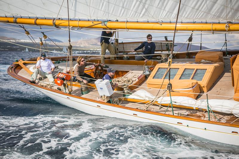 Panerai Transat Classique start in Lanzarote photo copyright James Mitchell taken at  and featuring the Classic Yachts class