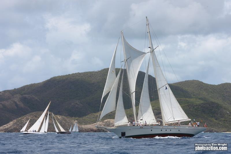 Antigua Classic Yacht Regatta photo copyright Tim Wright / www.photoaction.com taken at Antigua Yacht Club and featuring the Classic Yachts class
