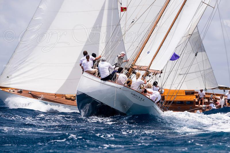 1946 Sparkman Stephens yawl, Argyll at the 2014 Antigua Classic Yacht Regatta photo copyright Cory Silken taken at Antigua Yacht Club and featuring the Classic Yachts class