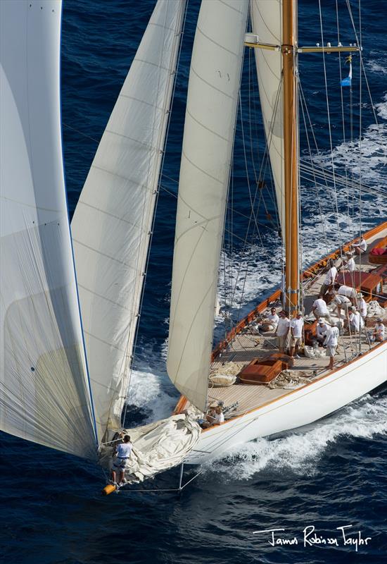 Régates Royales - Trophée Panerai at Cannes day 5 photo copyright James Robinson Taylor / www.jrtphoto.com taken at Yacht Club de Cannes and featuring the Classic Yachts class