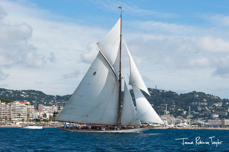 Moonbeam IV at the Régates Royales - Trophée Panerai at Cannes photo copyright James Robinson Taylor / www.jrtphoto.com taken at Yacht Club de Cannes and featuring the Classic Yachts class
